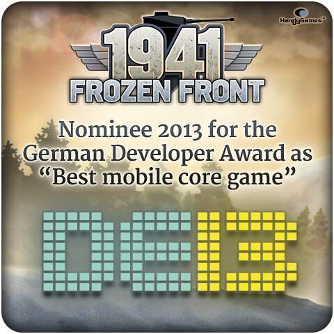 1941 Frozen Front Deutscher Entwickler Preis, DE13, 2013, German Developer Award