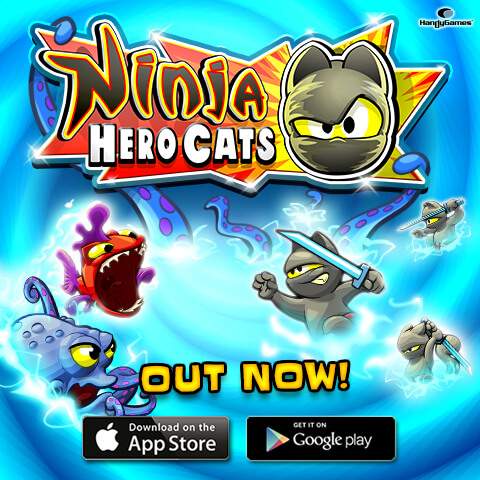 Ninja Hero Cats Out Now on iOS and Android