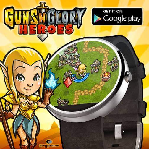 Guns 'n' Glory Heroes conquers your Android wearable!