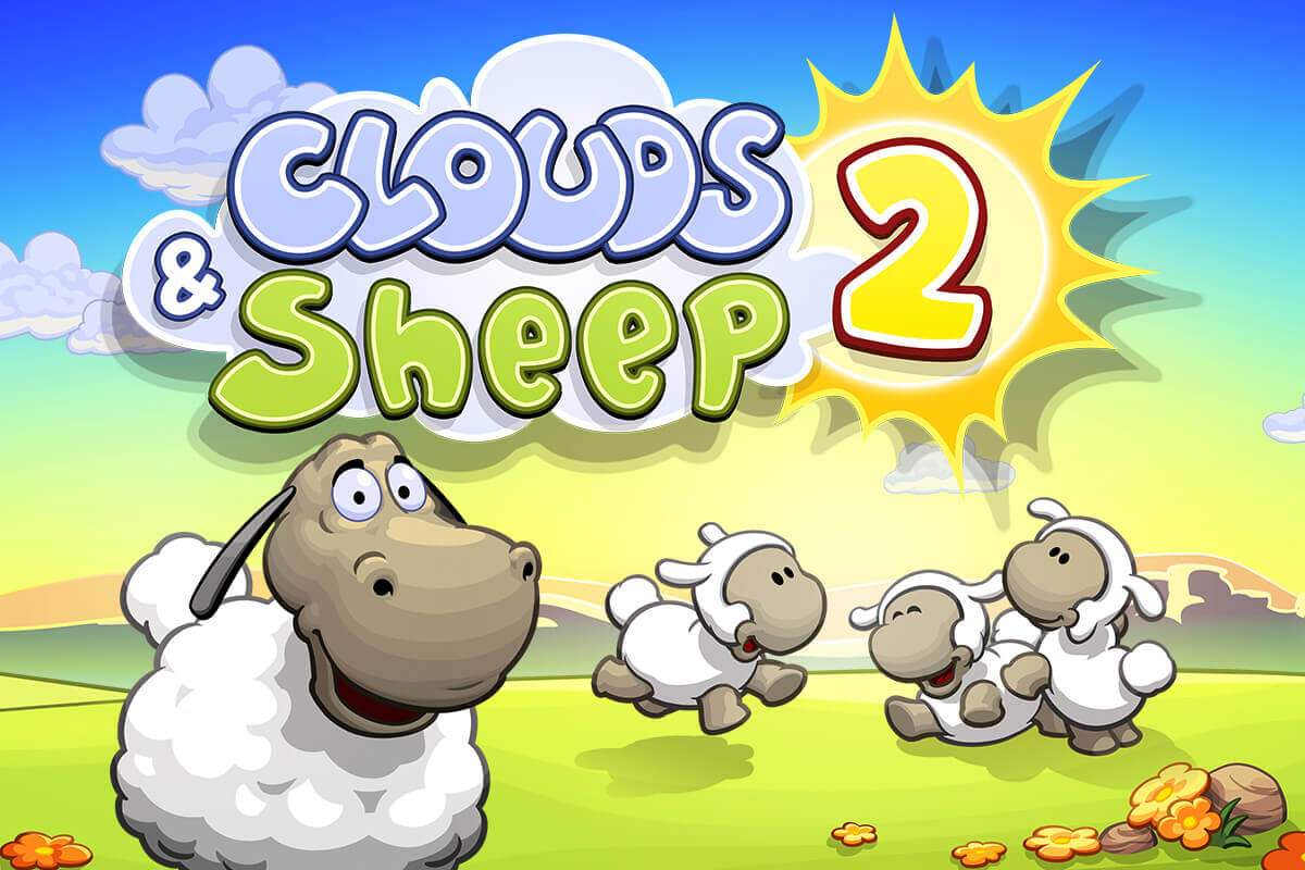 Clouds & Sheep 2 Papercraft Parallax Image