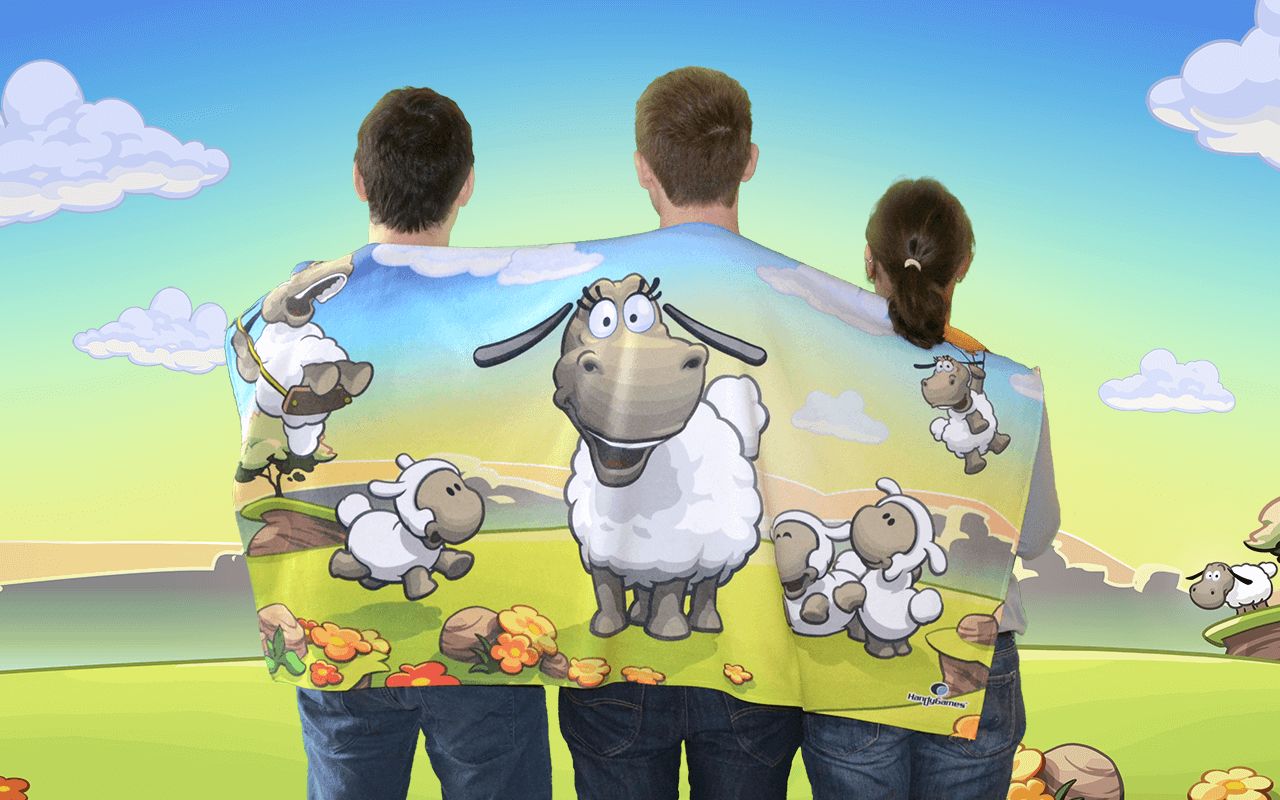 Clouds & Sheep 2 Towel Featured Image