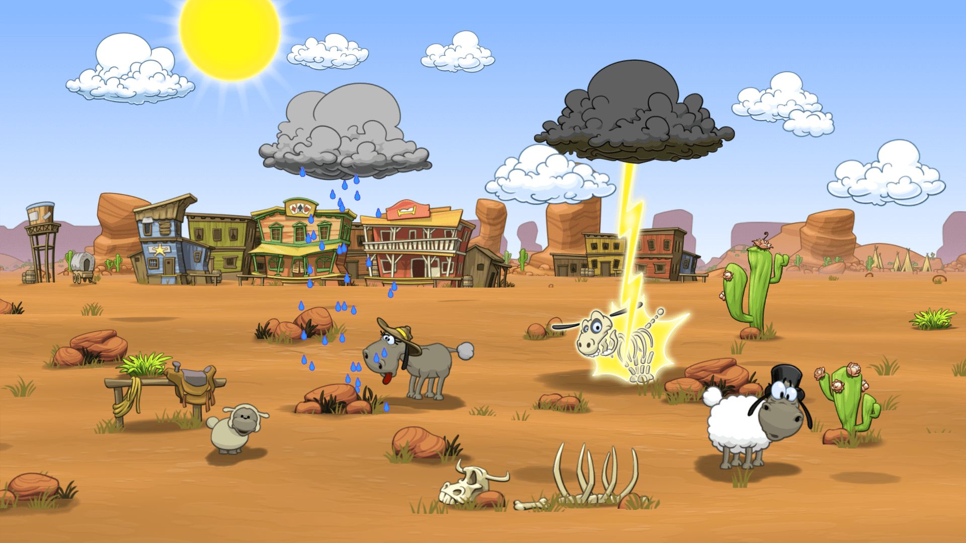 clouds and sheep 2 game screenshot